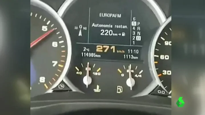 Detenido un joven de 29 años en Cantabria por conducir a 272 km/h, grabarse y subirlo a las redes sociales