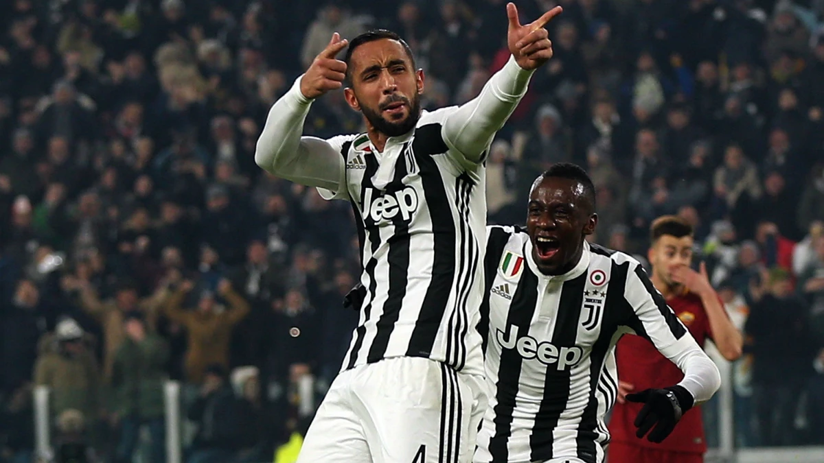 Benatia celebra un gol de la Juventus Benatia celebra un gol de la Juventus