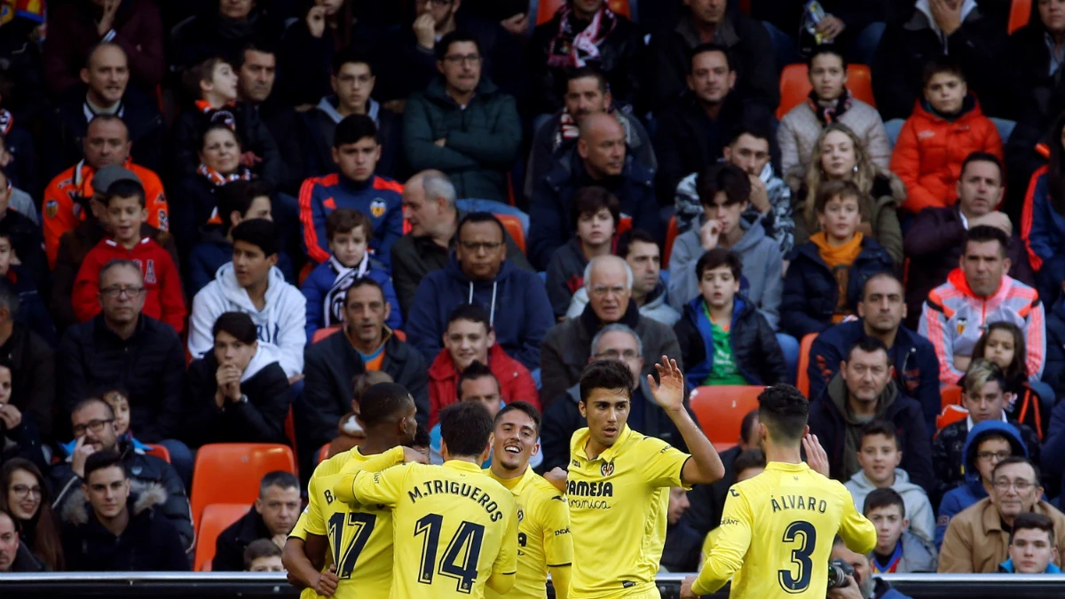 El Villarreal celebra un gol El Villarreal celebra un gol