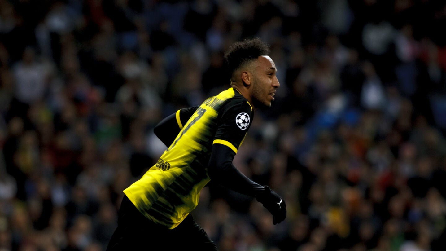 Aubameyang, con el Borussia Dortmund