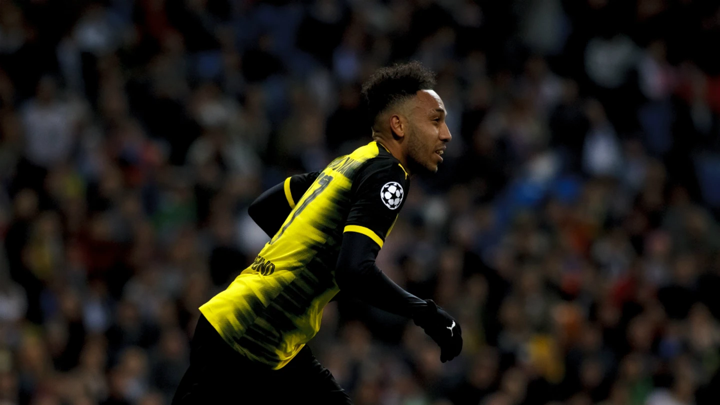 Aubameyang, con el Borussia Dortmund Aubameyang, con el Borussia Dortmund