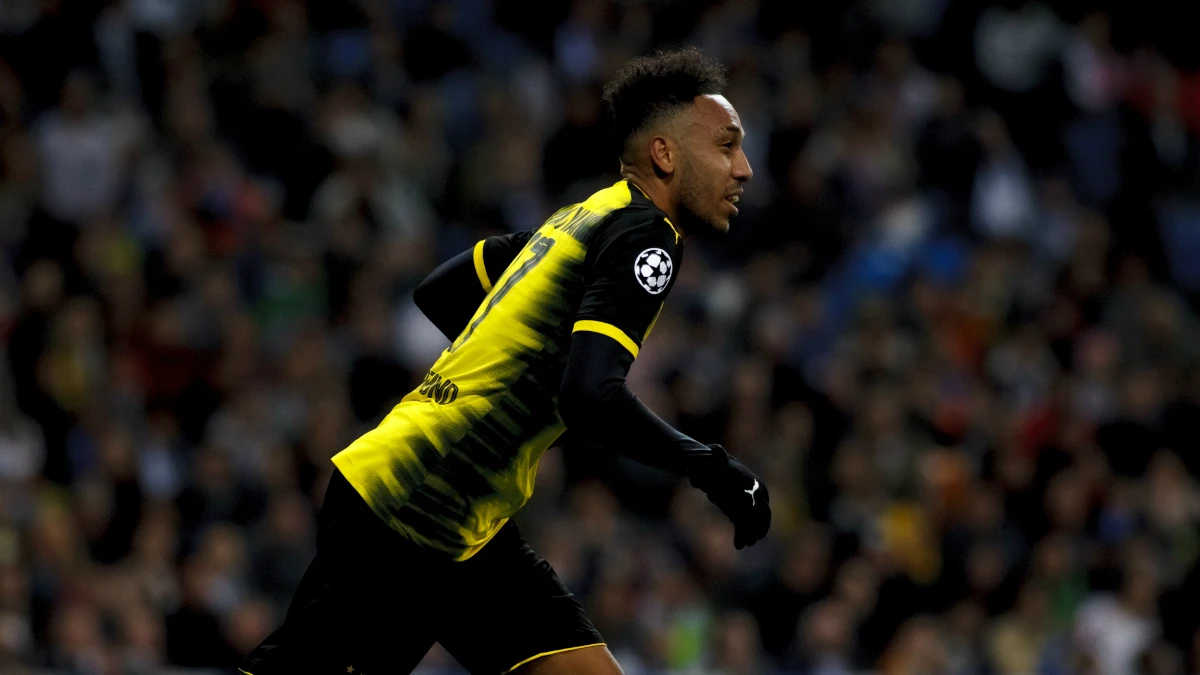 Aubameyang, con el Borussia Dortmund