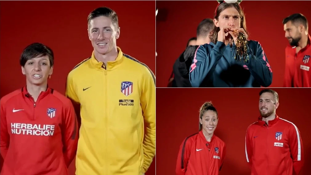 El Atl&eacute;tico de Madrid felicita la Navidad