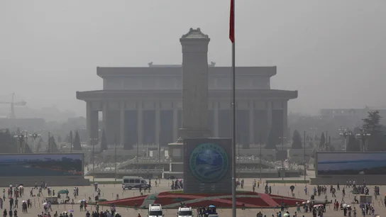 Vista general de la plaza de Tiananmen en un aniversario de los hechos de 1989 Vista general de la plaza de Tiananmen en un aniversario de los hechos de 1989