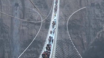 El puente de cristal más largo del mundo, en Hebei