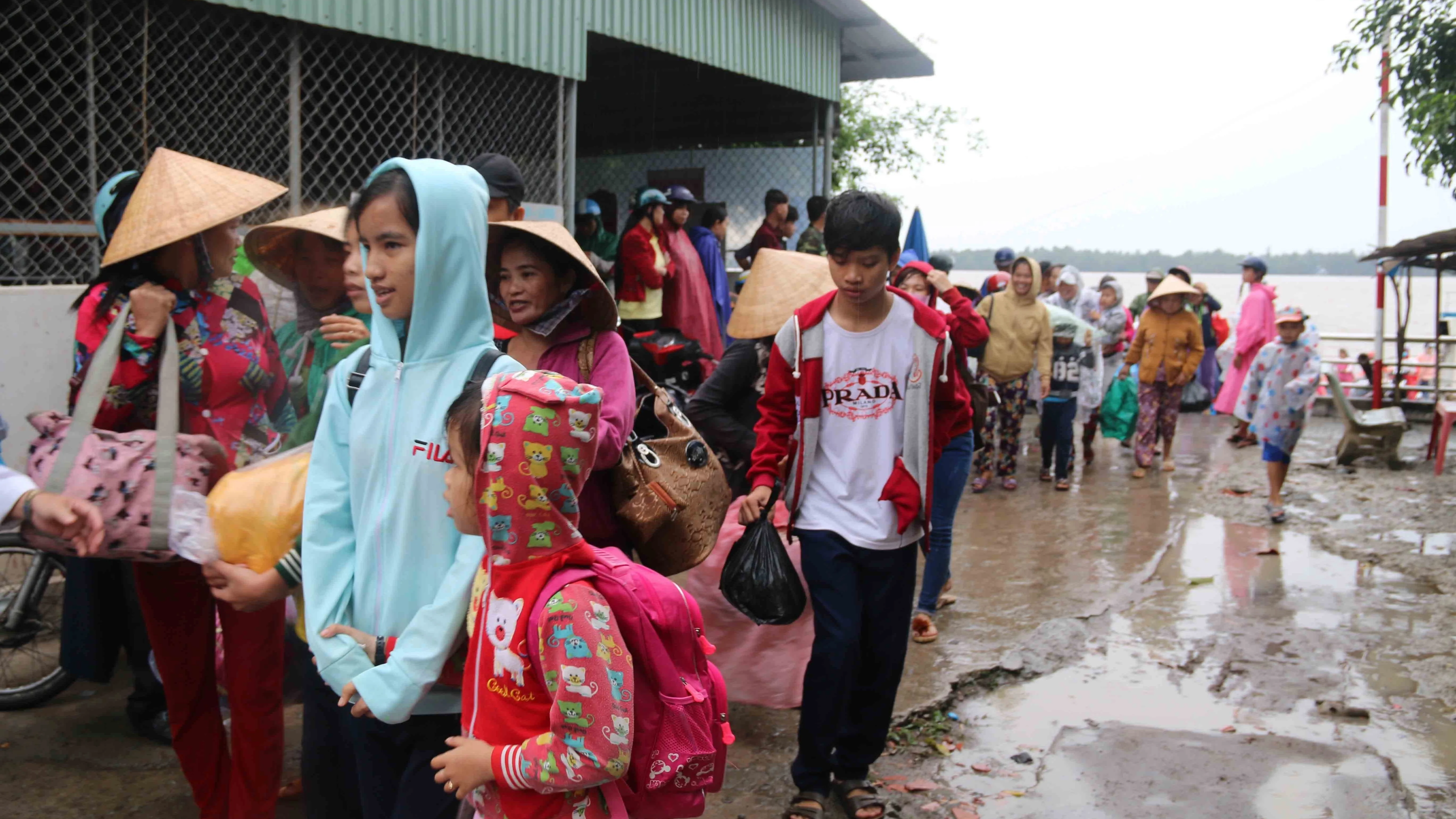 Evacuaciones en Vietnam por el tifón Tembin