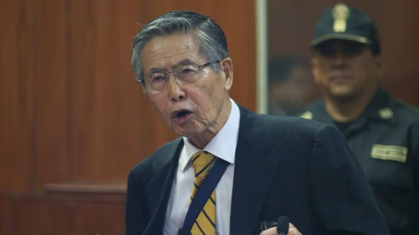 Fotograf&iacute;a de archivo del expresidente peruano Alberto Fujimori