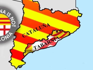 Mapa de Tabarnia, la propuesta geográfica de 'Barcelona is not Catalonia' Mapa de Tabarnia, la propuesta geográfica de 'Barcelona is not Catalonia'