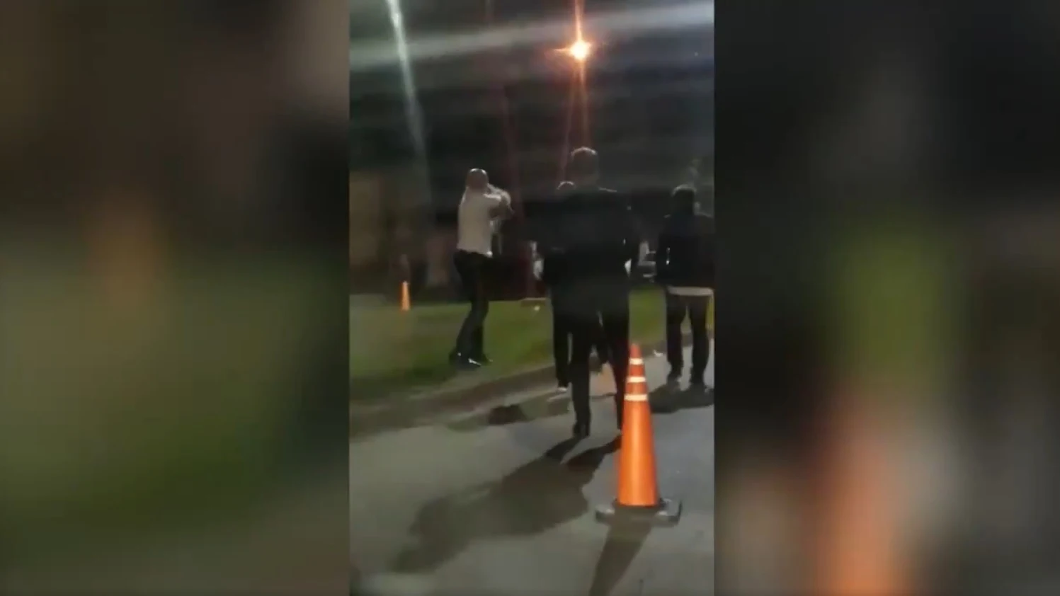 Sampaoli se pelea con la Policía en un control