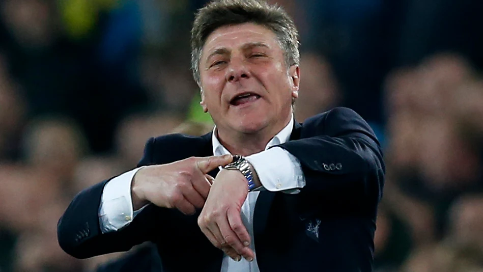 Mazzarri, durante un partido