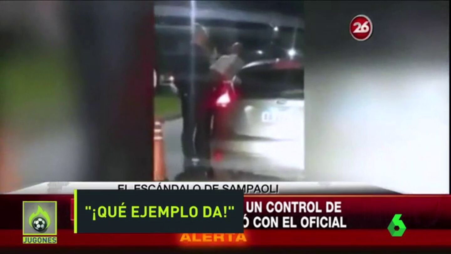 Indignaci&oacute;n en Argentina con la actitud de Sampaoli con la Polic&iacute;a