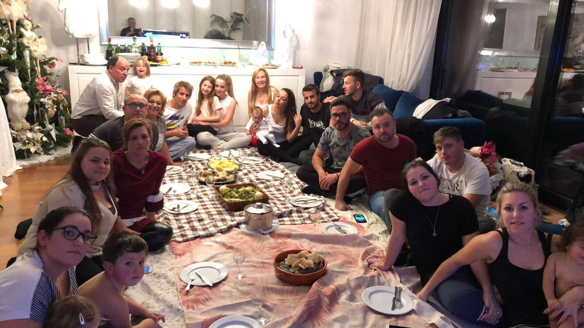 Coentrao en la cena de Navidad