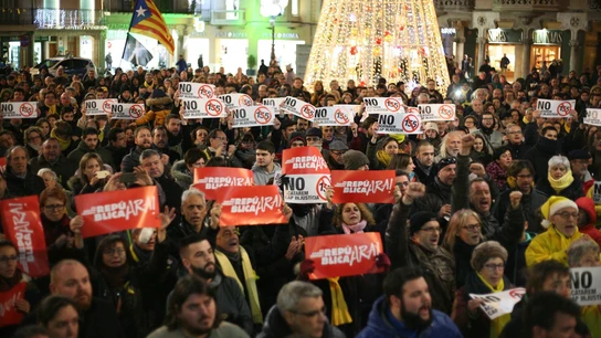 Protesta en apoyo a los concejales de la CUP de Reus Protesta en apoyo a los concejales de la CUP de Reus