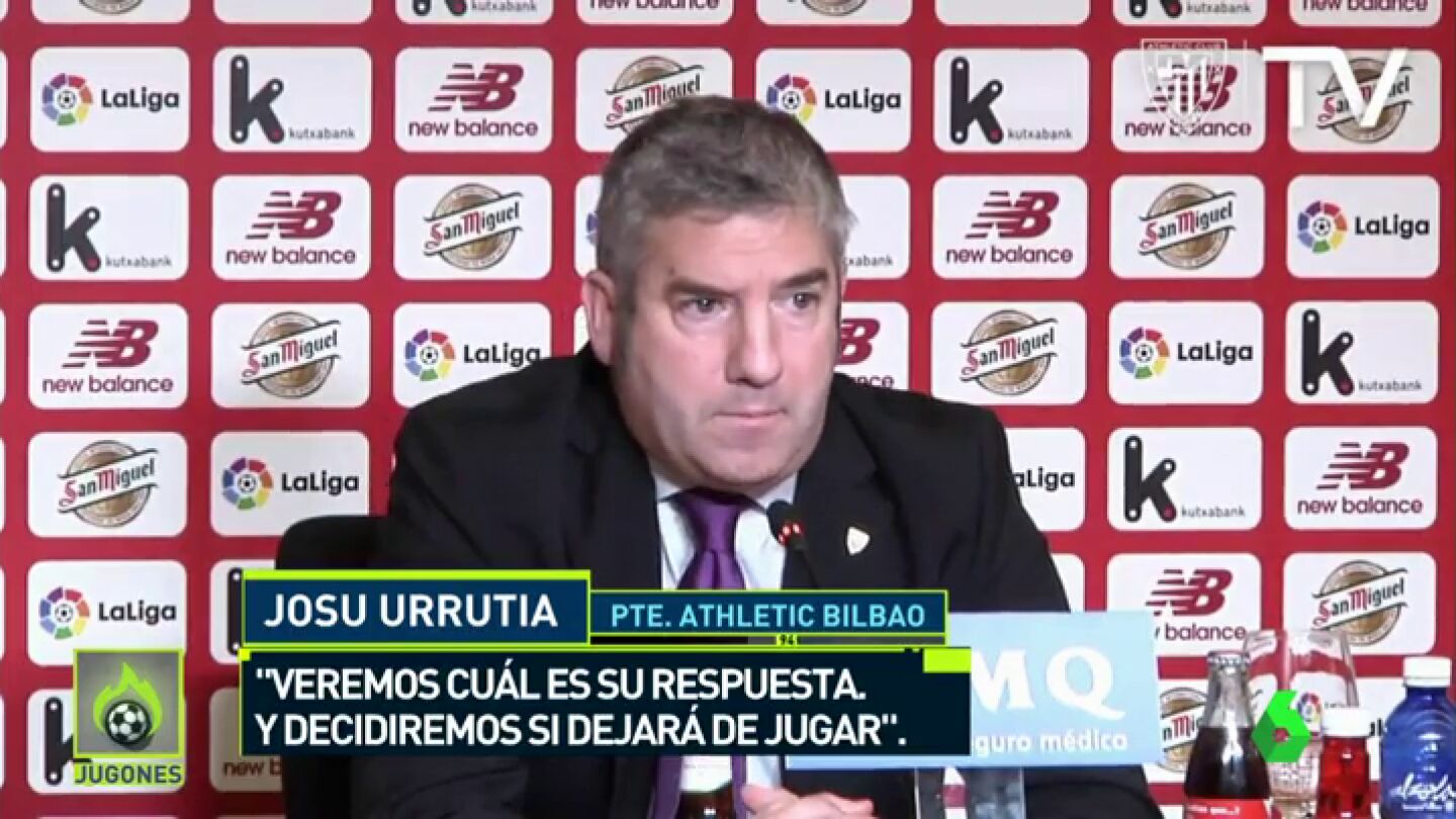Josu Urrutia: "Seguimos esperando que Kepa nos diga s&iacute; o no; no tenemos ninguna oferta del Madrid"