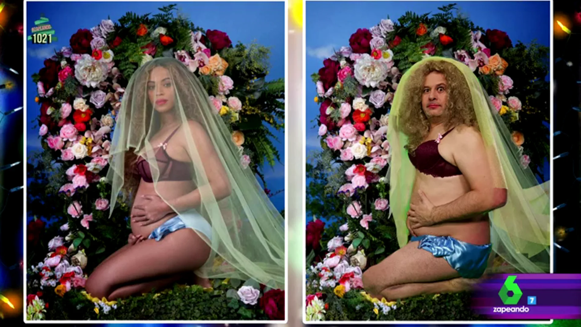 Miki Nadal imitando a Beyoncé