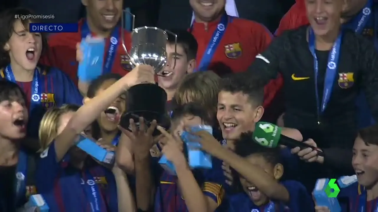 El Barcelona, campeón de LaLiga Promises en Arona