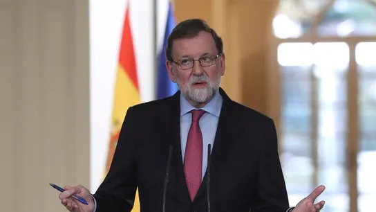 El presidente del Gobierno, Mariano Rajoy, durante la rueda de prensa posterior a la reunión del Consejo de Ministros El presidente del Gobierno, Mariano Rajoy, durante la rueda de prensa posterior a la reunión del Consejo de Ministros