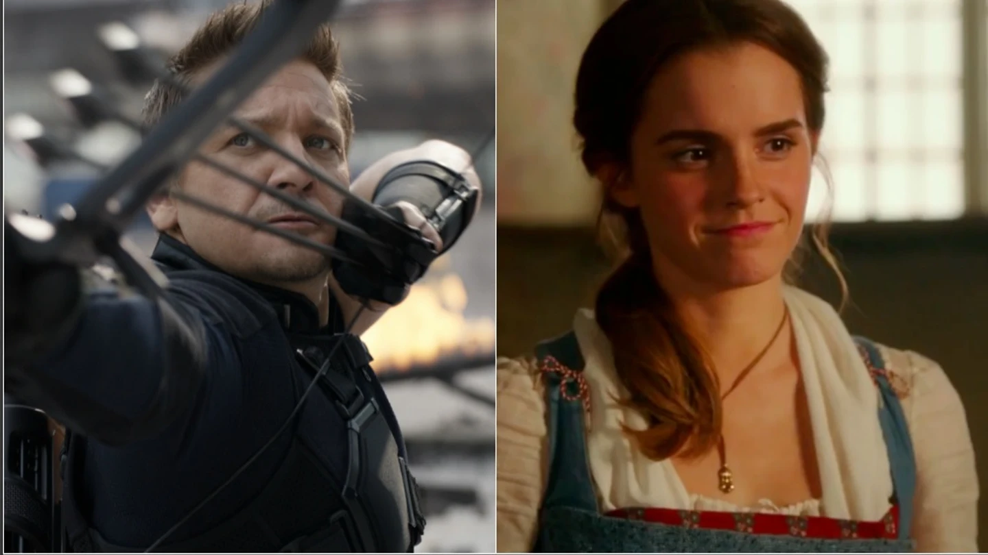 Jeremy Renner y Emma Watson Jeremy Renner y Emma Watson