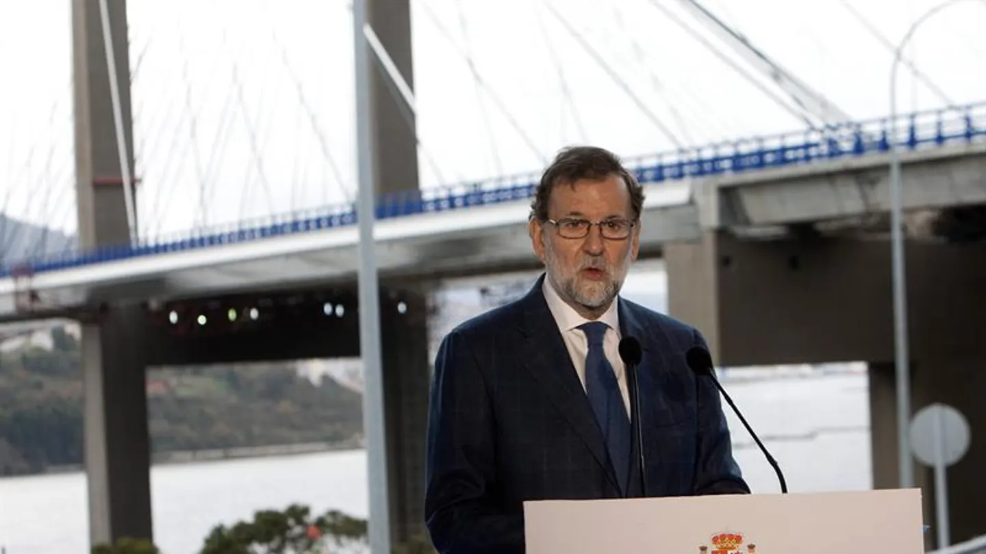 El presidente del Gobierno, Mariano Rajoy, en su último acto público en 2017 El presidente del Gobierno, Mariano Rajoy, en su último acto público en 2017