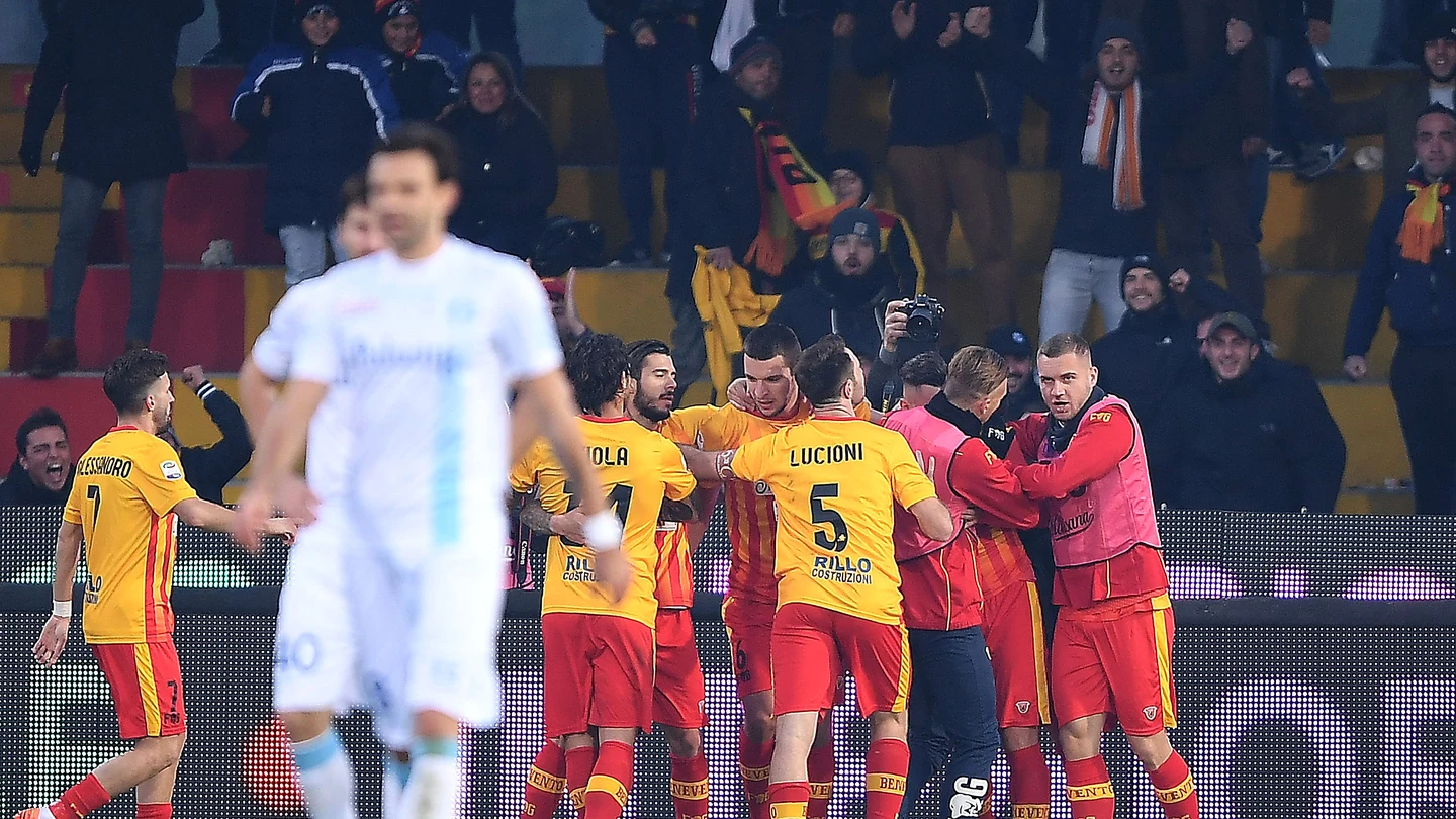 Primera victoria del Benevento Primera victoria del Benevento