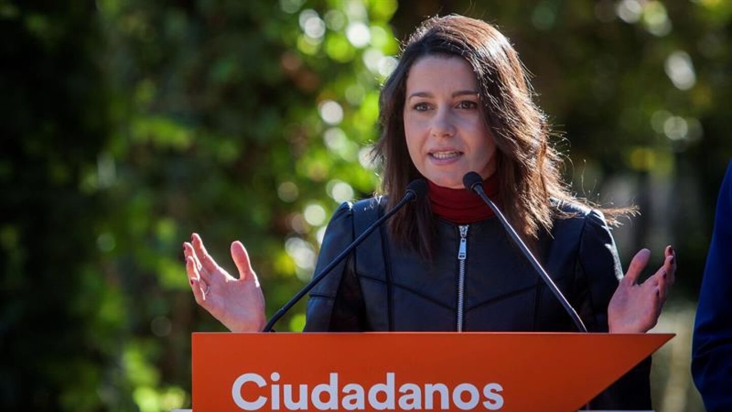 La l&iacute;der de Ciudadanos (Cs) en Catalu&ntilde;a, In&eacute;s Arrimadas