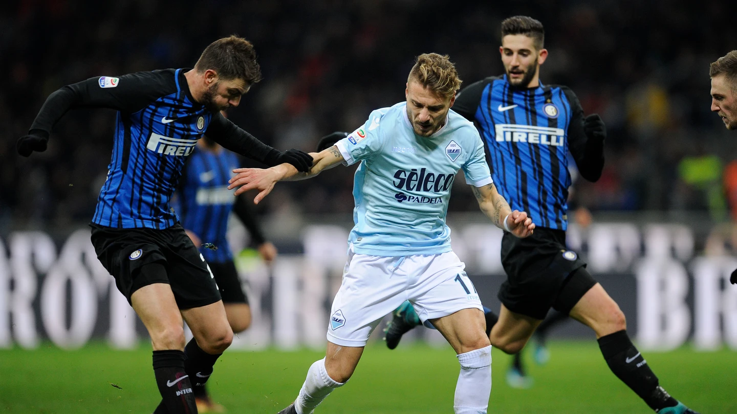 Inter de Milán frente a la Lazio Inter de Milán frente a la Lazio