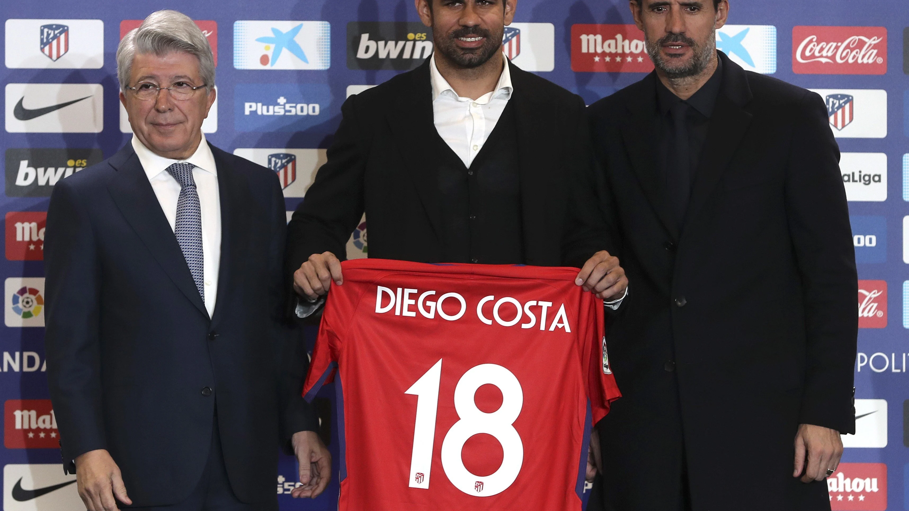 Diego Costa en su presentación