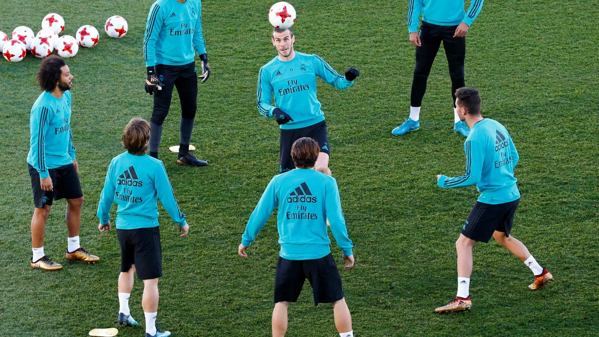 El Real Madrid, en un entrenamiento