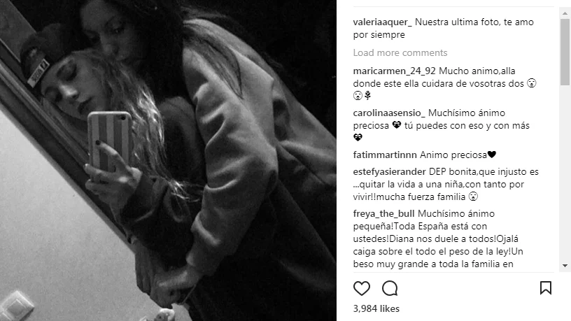 Instagram de Valeria Quer, hermana de Diana