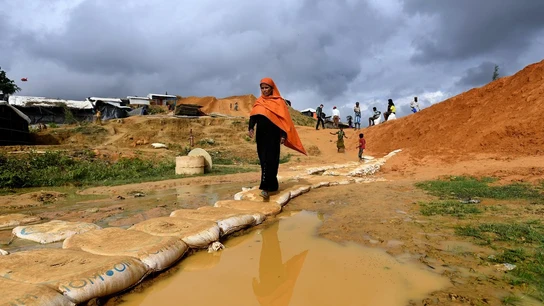 Rohingyas en un campo de refugiados de Bangladesh Rohingyas en un campo de refugiados de Bangladesh