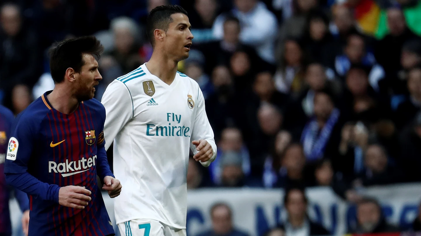 Messi y Cristiano Ronaldo, durante el Clásico Messi y Cristiano Ronaldo, durante el Clásico