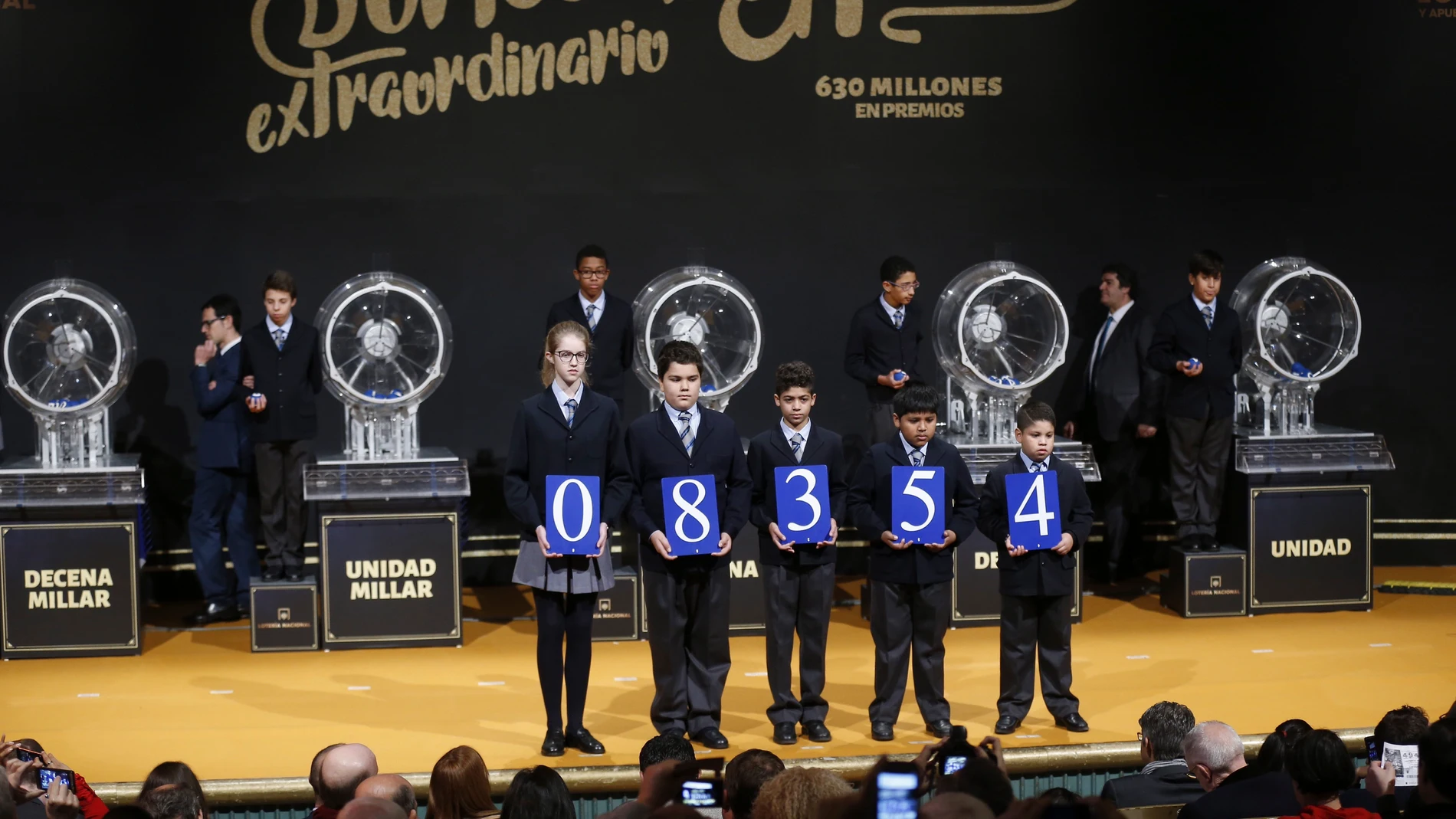 Primer premio del sorteo extraordinario de la lotería de El Niño 2017 fue para el número 08.354