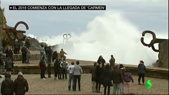 El 2018 comienza con la llegada de 'Carmen'