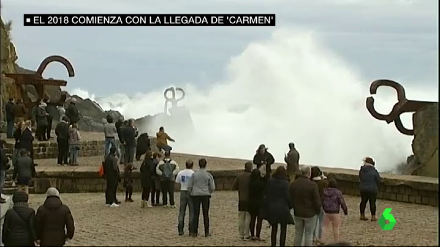 El 2018 comienza con la llegada de 'Carmen'