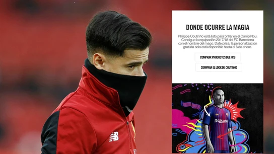 Coutinho y la polémica de 'su camiseta' del Barcelona Coutinho y la polémica de 'su camiseta' del Barcelona