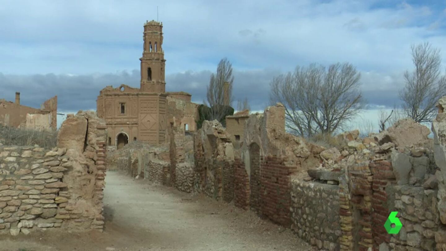 Imagen del pueblo viejo de Belchite