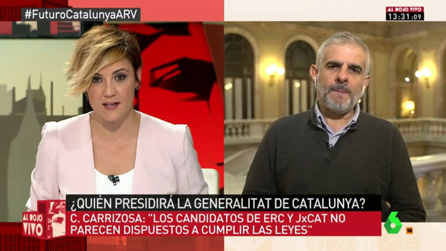 El portavoz de Ciudadanos en el Parlament, Carlos Carrizosa