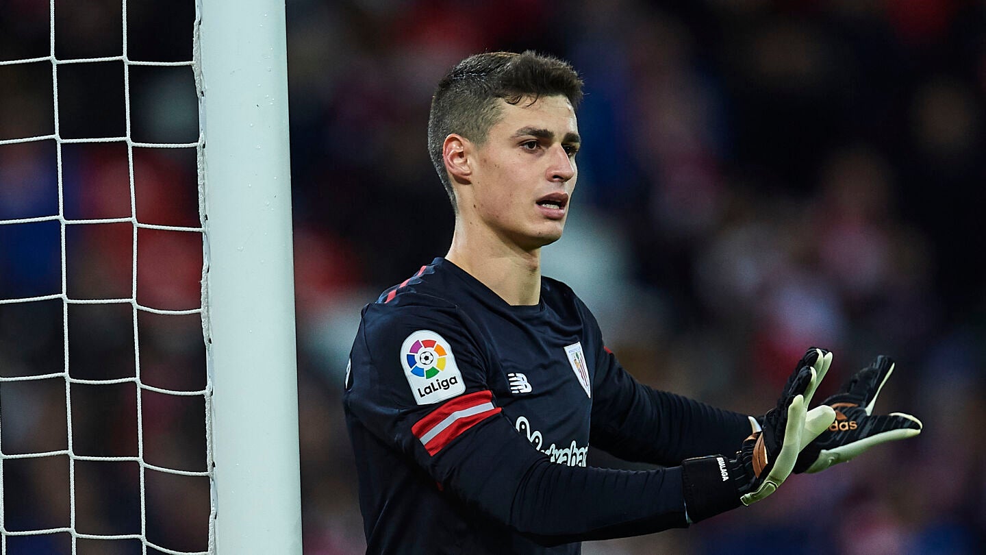 Kepa Arrizabalaga, durante un partido