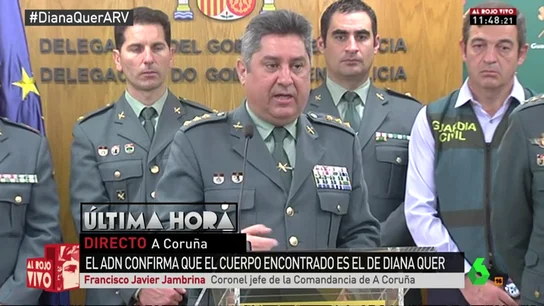 El coronel jefe de la Comandancia de A Coruña, Francisco Javier Jambrina El coronel jefe de la Comandancia de A Coruña, Francisco Javier Jambrina