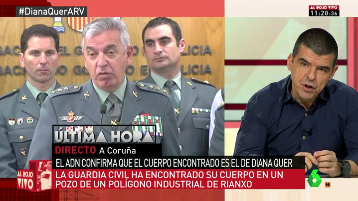 La Guardia Civil da una rueda de prensa para esclarecer los detalles del caso de Diana Quer