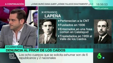 Eduardo Ranz, abogado que ha presentado las denuncias de las 12 familias de represaliados por el franquismo