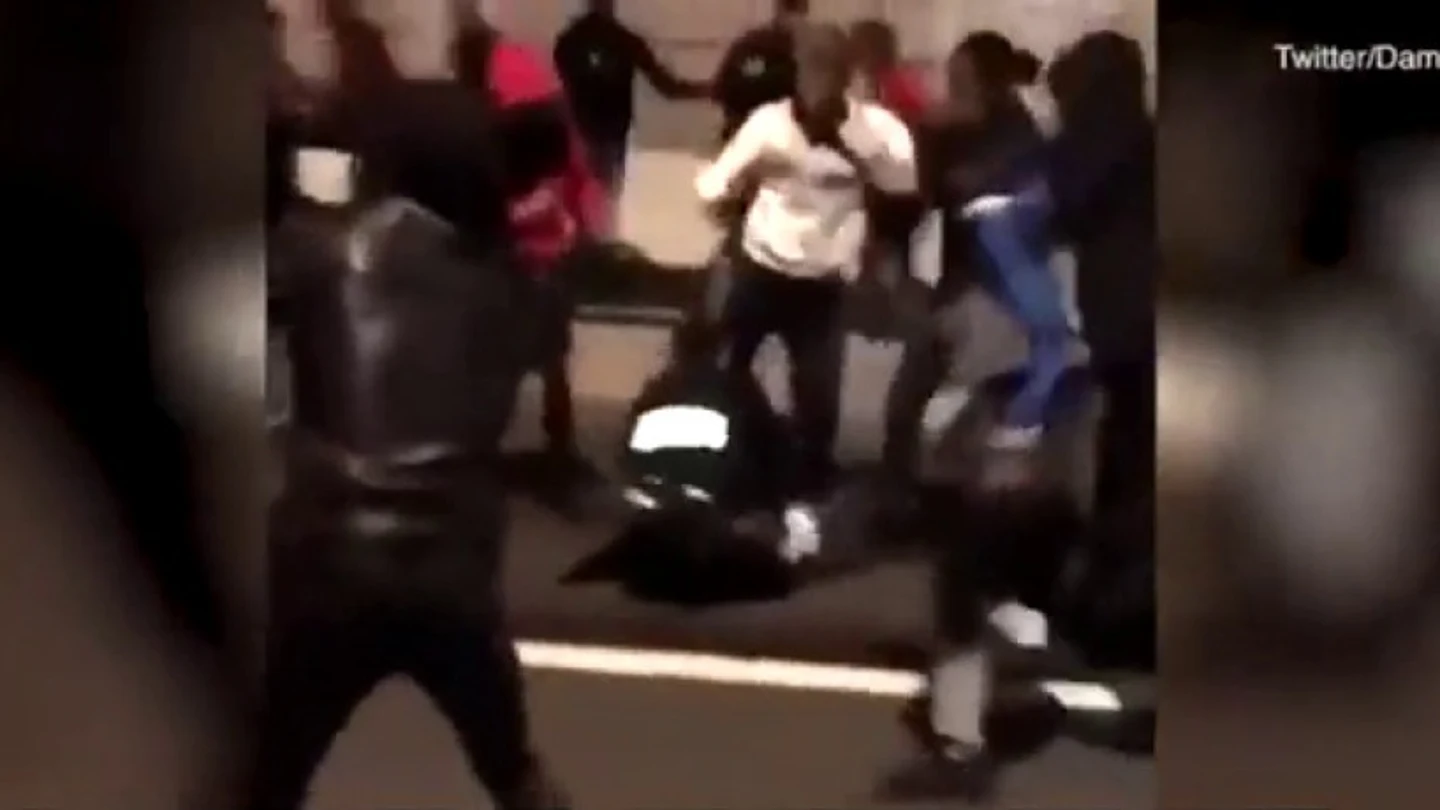 Decenas de personas agreden a dos policías en una fiesta en Francia Decenas de personas agreden a dos policías en una fiesta en Francia