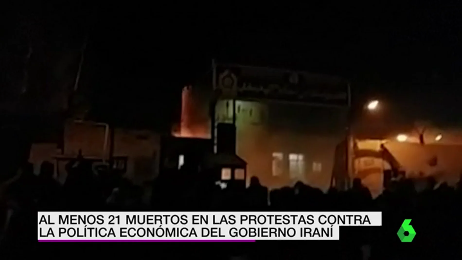  Ascienden a 21 muertos en las protestas contra la política económica del gobierno iraní​