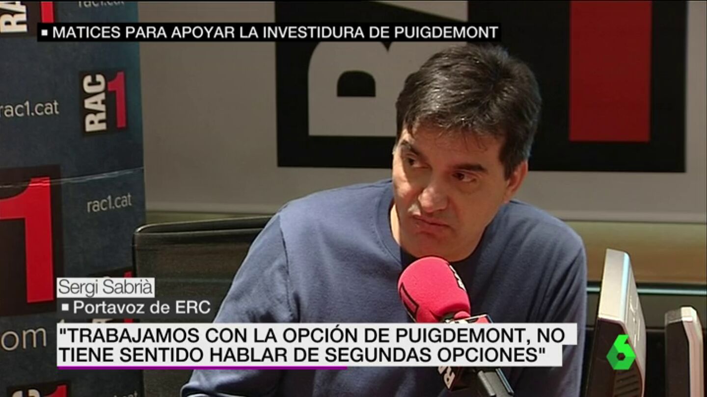 Sergi Sabri&agrave;, portavoz de ERC