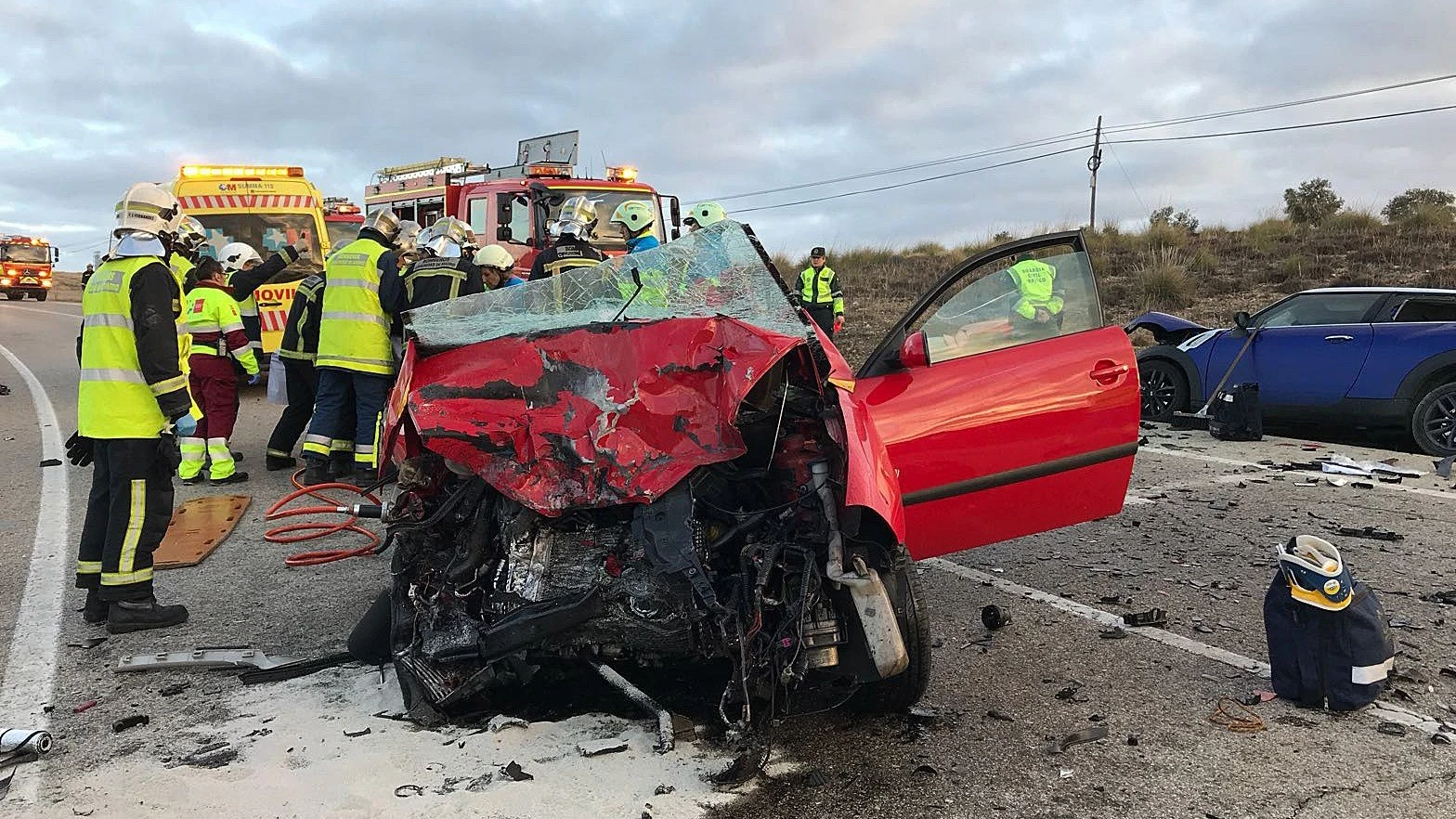 Imagen de archivo de un accidente de tráfico