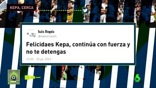 Llopis, clave en el deseo de Kepa de fichar por el Real Madrid Llopis, clave en el deseo de Kepa de fichar por el Real Madrid