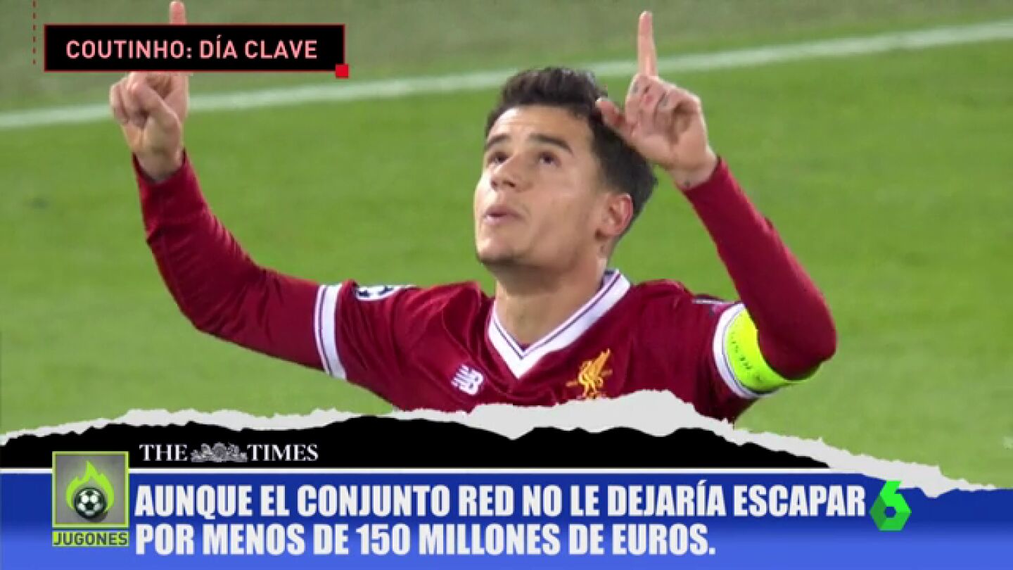 Los agentes de Coutinho se re&uacute;nen con el Liverpool