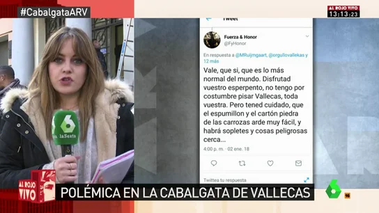 'Orgullo Vallecano' denuncia amenazas en redes 'Orgullo Vallecano' denuncia amenazas en redes