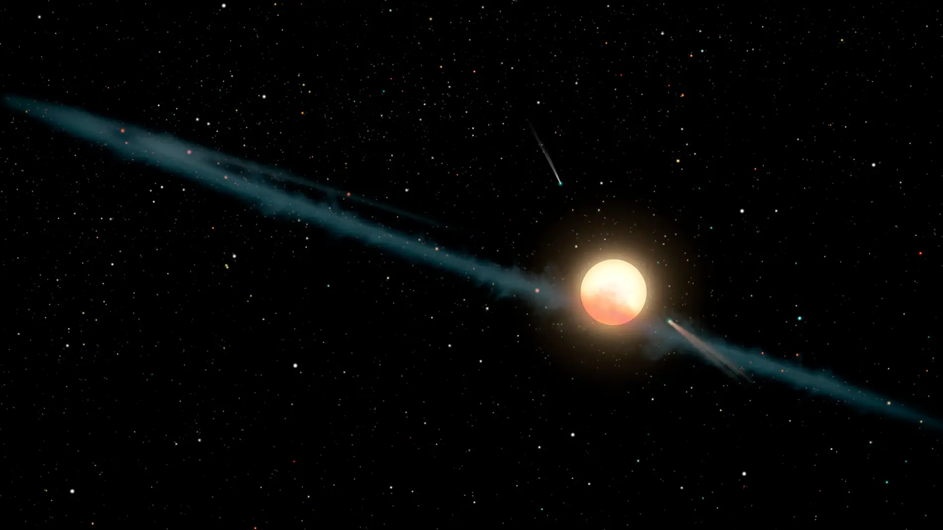 El polvo desvanece la presencia alienigena en la estrella de Tabby