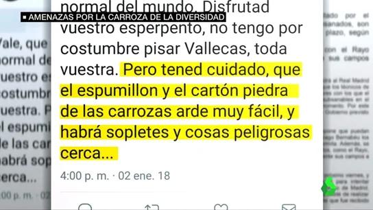 Amenazas de muerte a una dragg por querer participar en una cabalgata Amenazas de muerte a una dragg por querer participar en una cabalgata